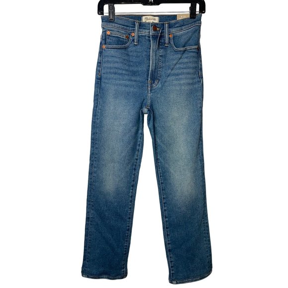 Madewell The Perfect Vintage Jean in Melgrove Wash 25 New Denim Pants (hemmed) - Picture 5 of 15